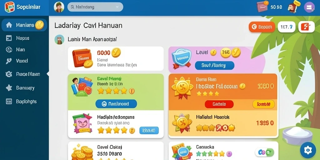 555f - Visual menawan yang menambah keseruan bermain.
